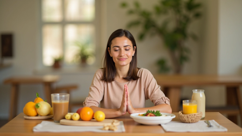 Técnicas de mindfulness e respiração para comer com maior consciência